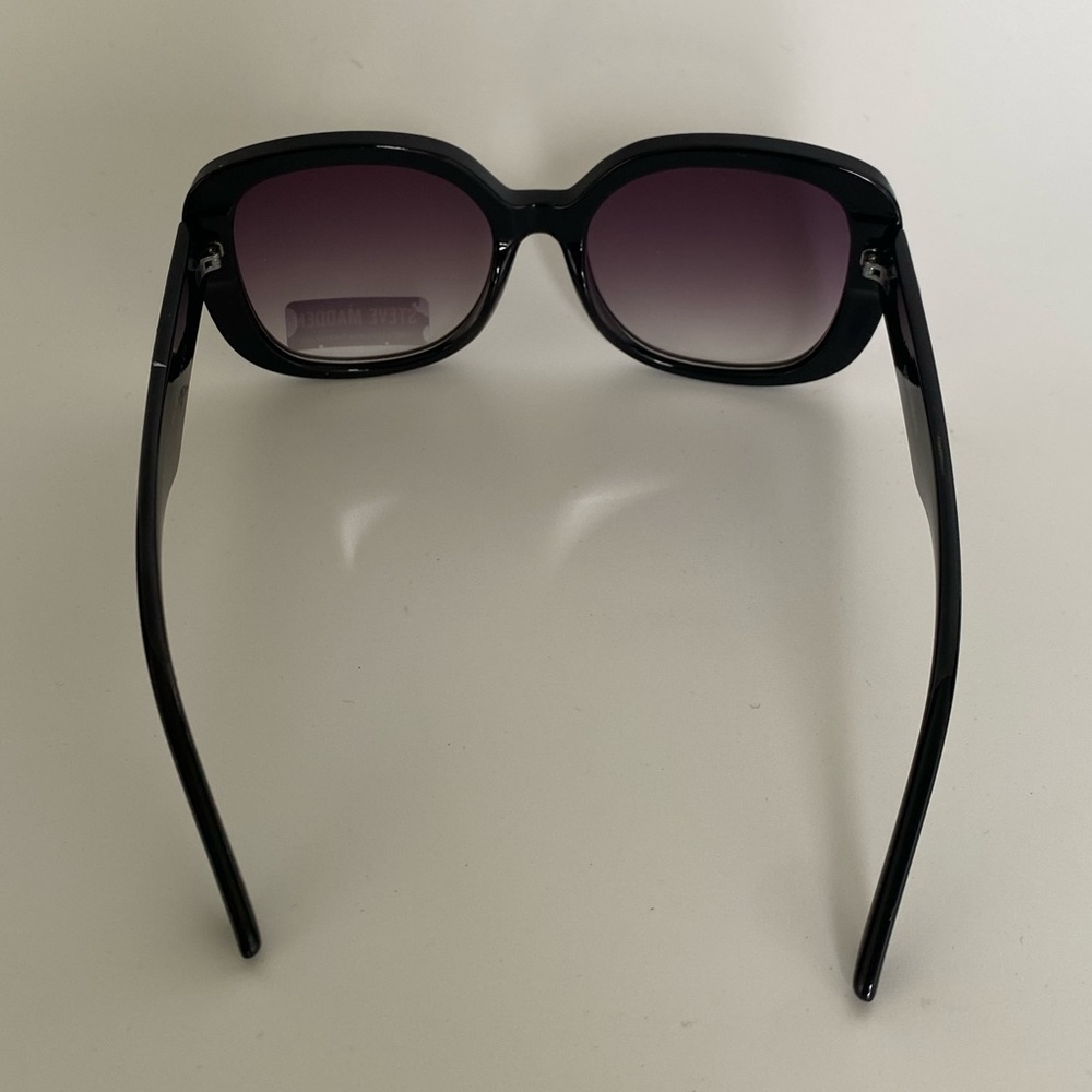 Steve Madden Black oversized sunglasses NWT - Picture 2 of 4